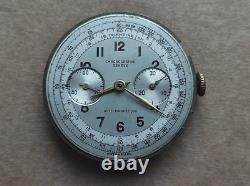 RARE Vintage GENEVE Chronograph Mens Watch Mechanism SWISS MADE