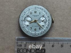 RARE Vintage GENEVE Chronograph Mens Watch Mechanism SWISS MADE