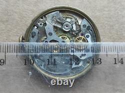 RARE Vintage GENEVE Chronograph Mens Watch Mechanism SWISS MADE