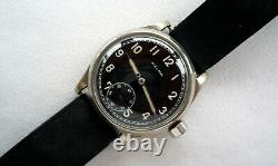 RARE Vintage Helma 1930 Swiss Made Military Mechanical Hand Winding Watch