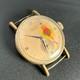RARE Vintage Henry Capt Geneve Swiss Sec Hand Bleeding Heart Moeris Watch Runs