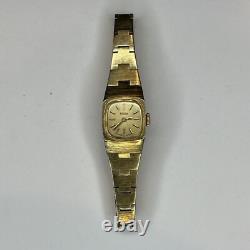 RARE Vintage JODAY Swiss Made Women's Watch Gold Tone Manual Wind RUNS GREAT