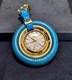 RARE Vintage Marvin Rubber Tire Watch Keyring Swiss Made 17 Jewel 3 Adjs Manual