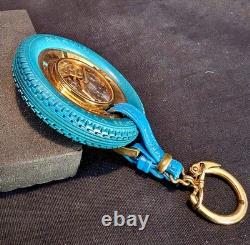 RARE Vintage Marvin Rubber Tire Watch Keyring Swiss Made 17 Jewel 3 Adjs Manual