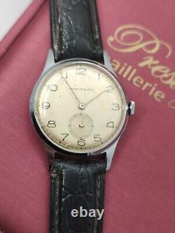 RARE Vintage Men's Watch ANCRE 15 RUBY SWISS 35 MM CASE FOR COLLECTION Military