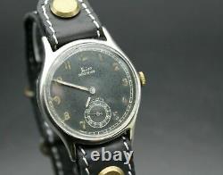 RARE Vintage Military FELCO WWII Aviator Luftwaffe Wrist Watch Swiss