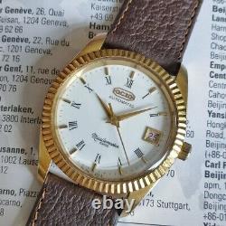 RARE Vintage Octo Missilemaster Automatic Roman Dial Swiss made Circa 1970s
