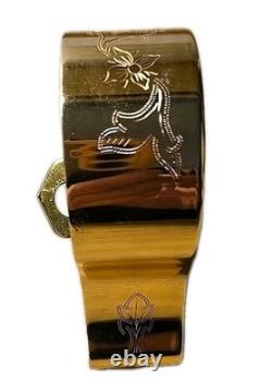 RARE-Vintage SWISS REUGE (8) Day Brass Musical Alarm Clock 3x3x1 Working