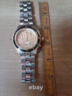 RARE Vintage Seapearl SWISS Chrono 20ATM Gold Fingers Date Watch G10.211