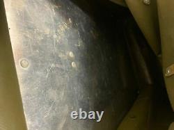 RARE Vintage Swiss Army Military Waterproof Rucksack Backpack Metal Plated Back