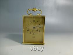 RARE Vintage Swiss DUNHILL 8 Day Carriage Alarm Clock 15 Jewels (Watch Video)