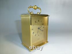 RARE Vintage Swiss DUNHILL 8 Day Carriage Alarm Clock 15 Jewels (Watch Video)
