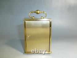 RARE Vintage Swiss DUNHILL 8 Day Carriage Alarm Clock 15 Jewels (Watch Video)