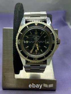 (RARE) Vintage Swiss Sicura Diver Automatic 17J Men Watch