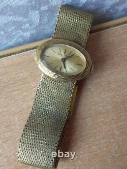 RARE Vintage Swiss watch 17 Jewels retro pierre lhuillier watch oval plaque g 10