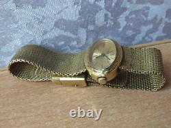 RARE Vintage Swiss watch 17 Jewels retro pierre lhuillier watch oval plaque g 10