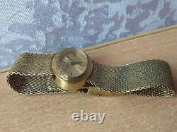 RARE Vintage Swiss watch 17 Jewels retro pierre lhuillier watch oval plaque g 10