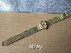 RARE Vintage Swiss watch 17 Jewels retro pierre lhuillier watch oval plaque g 10