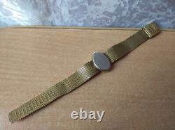 RARE Vintage Swiss watch 17 Jewels retro pierre lhuillier watch oval plaque g 10
