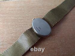 RARE Vintage Swiss watch 17 Jewels retro pierre lhuillier watch oval plaque g 10