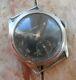 RARE! Vintage WW2 swiss all steel military watch DOXA DH for Wehrmacht, 1940s