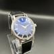 RARE Vintage Waltham Smoseco Blue Dial Sub-Dial Mechanical Watch Swiss Made