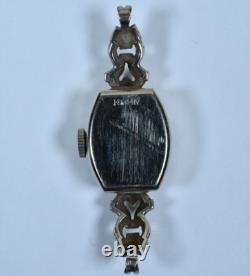 RARE Vtg NASTRIX 17 Jewels Incabloc Swiss 14K Gold Case WORKS