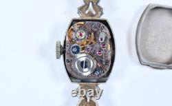 RARE Vtg NASTRIX 17 Jewels Incabloc Swiss 14K Gold Case WORKS