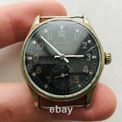RARE WWII BUREN DH Grand Prix Watch Military WW2 Vintage Wrist Swiss Old