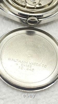 RARE Waltham 10.440 Vintage Mechanical Movement Men Watch35mm -SWISS-works Great