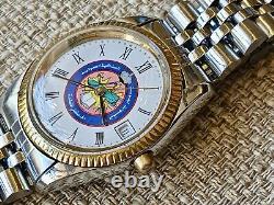 ROTARY- SWISS Wristwatch-RARE Vintage Quartz -Royal Saudi Air Force Edition