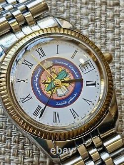 ROTARY- SWISS Wristwatch-RARE Vintage Quartz -Royal Saudi Air Force Edition