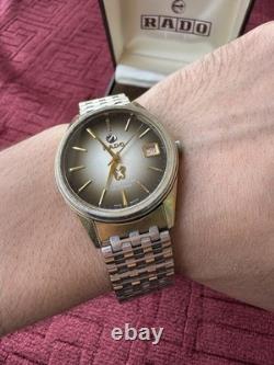 Rado Golden Horse Vintage Automatic Watch Sapphire Date Swiss Classic 34mm Rare