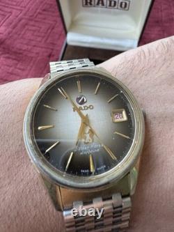 Rado Golden Horse Vintage Automatic Watch Sapphire Date Swiss Classic 34mm Rare