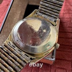 Rado Golden Horse Vintage Automatic Watch Sapphire Date Swiss Classic 34mm Rare