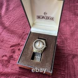 Rado Golden Horse Vintage Automatic Watch Sapphire Date Swiss Classic 34mm Rare