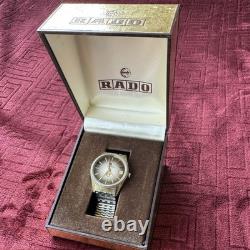 Rado Golden Horse Vintage Automatic Watch Sapphire Date Swiss Classic 34mm Rare