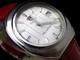 Rado Matterhorn Auto Watch 70s Swiss Made Cut Glass Rare Vintage Leather