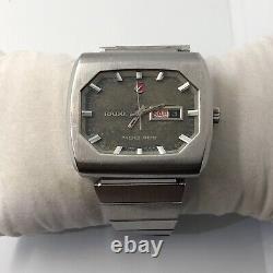 Rado NCC 303 day date Automatic TV shape original band Rare Vintage Swiss 1970s