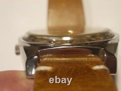 Rado Rare Vintage Mens Swiss Watch, Day Night, Gold Dial, Ss, Auto, Orig, Good