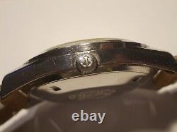 Rado Rare Vintage Mens Swiss Watch, Day Night, Gold Dial, Ss, Auto, Orig, Good