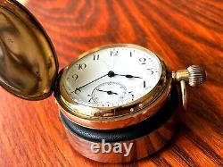 Rare 1890's Labrador (Omega) 15J Swiss Hunter Gold Filled Case Serviced