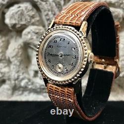 Rare 1922 Longines Fancy Bottle Cap Winding Watch Running Vintage Men Swiss Made