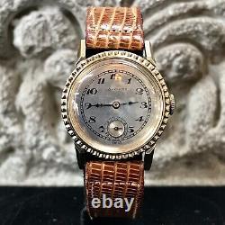 Rare 1922 Longines Fancy Bottle Cap Winding Watch Running Vintage Men Swiss Made