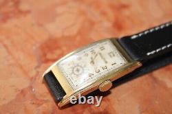Rare 1960's Bulova Marshall Vintage Watch Manual Movement Swiss -Gold Filled