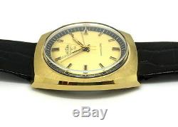 Rare 1960's Vintage Mens VULCAIN CRICKET Alarm Swiss Winding Wrist Watch S2312B
