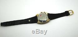 Rare 1960's Vintage Mens VULCAIN CRICKET Alarm Swiss Winding Wrist Watch S2312B