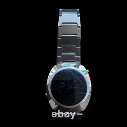 Rare 1976 Microsonic Vintage Digital LED L. E. D Swiss Watch Tested Working