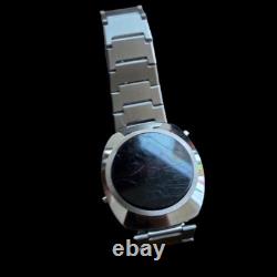 Rare 1976 Microsonic Vintage Digital LED L. E. D Swiss Watch Tested Working