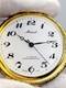 Rare 47mm MINT Marcel Gold-tone Vintage White Dial Men's Swiss Pocket Watch